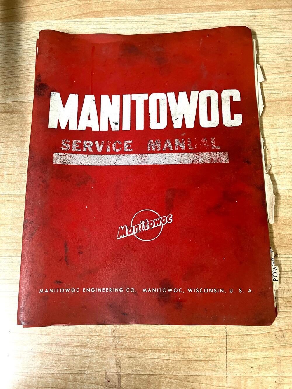 Manitowoc Service Manual.